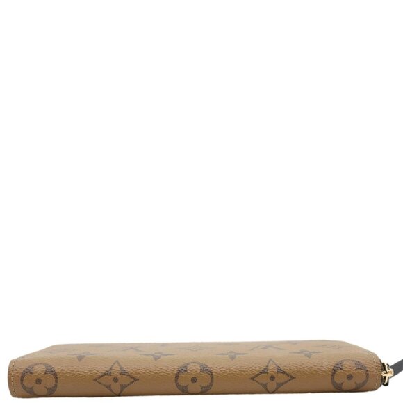 Louis Vuitton  Clemence Reverse Monogram Canvas Zippy Wallet Brown - Picture 4 of 11
